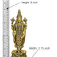 Bronze Lord Tirupati Bala Ji Idol Statue for Home Temple Office Decor Figurine Showpiece (Height 8 Inch)