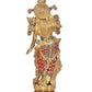 Radha Rani Lord Krishna Decorative Idol Figurine - (Brass, Height 15")