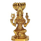 Brass Idol of Durga Mariamman Devi Height 8 inches