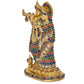 Brass Radha Krishna Murti Statue Idol Brass Statue for Home Decor, (Height .8.5 Inch)