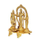 Brass Ram Darbar Statue Idol Murti for Home Decor Showpiece | Height : 7 inches