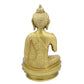 Brass Buddha Statue Ashirwad for Home and Office Gautam Buddha Brass Height : 7.5 inch