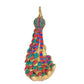 Brass Gorgeous Peacock with Stone Work | Showpiece and Gifting | Height 7 Inch | Multicolor