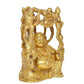 Brass The Laughing Buddha for Home Decor Decoration(Height: 8 Inch)