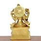 Brass Maa Saraswati Statue Handcrafted Hindu Goddess Saraswati Idol for Home Decor and Pooja (Height 8 Inch)