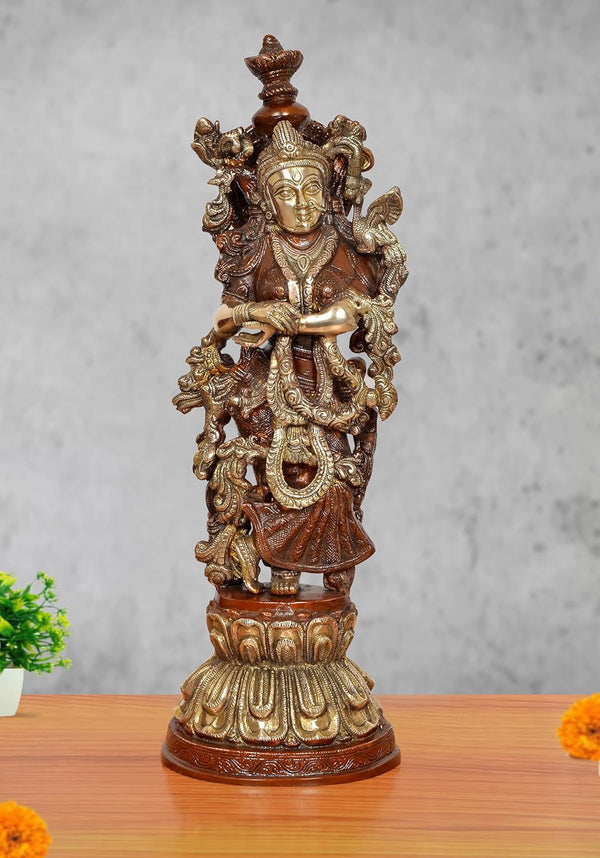 Brass Radha Murti (Height 20 Inch)