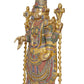 Brass Lord Tirupati Bala Ji Idol Statue Home Temple Office Figurine Showpiece Multicolour Height 34 Inch