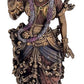 Brass Cold Cast Bronze India Large Radha Idol - Statue Showpiece for Home (15 Inches, Gold)