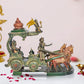 Brass Arjun Rath Idol (Height 14 Inch)
