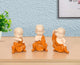 Resin Little Kungfu Buddha Monk Sculpture (Height 5 Inch)