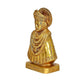 Baba Khatu Shyam ji Idol Statue Showpiece for Home and Pooja Decoration Golden in Brass (Height: 6 Inches)