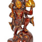 Brass Hanuman JI with Mountain Statue Idol Sculpture Statue Home Decor (Height: 17 Inch)