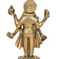 Brass Dhanvantri The Physician of God Statue for Home Office Decor Diwali Pooja Mandir,(Height 10.5 Inch)