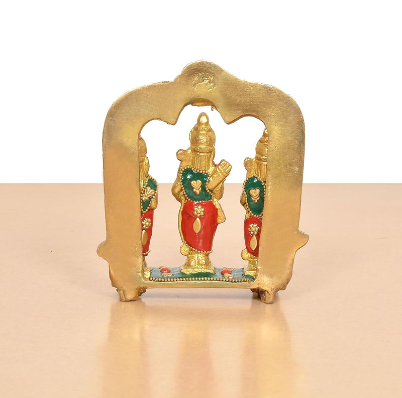 Brass Ram Darbar Idol (Height : 5 Inch)
