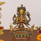 Brass Tara Devi Statue - for Worship, Meditation Spaces, Home Decor Office, or as a Thoughtful Spiritual Gift. (Height 9 Inch)