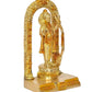 Brass Idol Ram ji ki Murti Ram Lalla Statue in Ayodhya Mandir for Home and Office Decor (Height 7 inch)