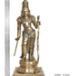 Brass Lord Rama Statue with Stonework Ram ji with Dhanush Idol Statue for Home Decor Pooja Mandir (Height 21 inch)