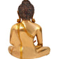 Brass Buddha Statue - Handcrafted Spiritual Decor for Home and Office - Meditating Buddha Idol (Height 20 Inch)