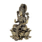 Fine Bronze Lakshmi Laxmi Statue Idol Murti for Home Temple Office Mandir, (Height: 4 Inch)