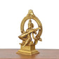 Brass Maa Saraswati Statue Handcrafted Hindu Goddess Saraswati Idol for Home Decor and Pooja Statue (Height 6 Inch)