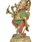 Brass Lord Dancing Ganesha Murti - Religious Statue for Home Office Mandir Temple Decor (Height 9.5 Inch)