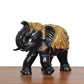 Bronze Elephant Figurine Best gifts (Black and Golden) Type 1