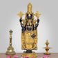 Bronze Standing Lord Tirupati Bala Ji Idol Statue for Home Temple Office Decor Figurine Showpiece (Height 11.5 Inch)