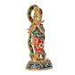 Brass Lord Krishna Idol Statue Sculpture for Home Office Temple Gift Showpiece, (Height 8 Inch)