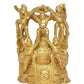 Brass The Laughing Buddha for Home Decor Decoration(Height: 8 Inch)