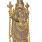 Brass Lord Tirupati Bala Ji Idol Statue Home Temple Office Figurine Showpiece Multicolour Height 34 Inch