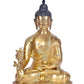 Brass Medicine Buddha Statue Buddha Religious Statue Height 15 Inch