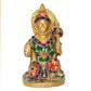 Brass Hanuman JI Sitting Statue Idol Sculpture Statue for Home Decor Pooja Mandir (Height: 6 Inch)