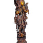 AONA Brass Lord Krishna Idol Statue Sculpture Showpiece for Home Office Temple Decor Multicolour Height 29 Inches