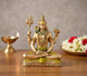 AONA Resin Lord Shiva Sculpture for Car Dashboard 