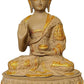 India Buddha in The Vitarka Mudra Brass Statue Idol, Height : 14 inches