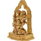 Brass Lakshmi-Narayana on Garuda Statue for Puja Temple at Home Decor Office (Height: 12 Inch)