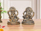 AONA Resin Lakshmi Ganesh Sitting on Lotus Murti