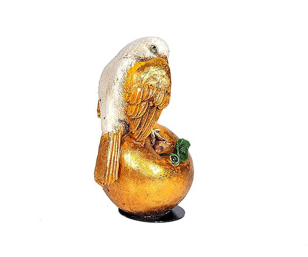 Polyresin Figurine Showpiece Paper Weight Home Decor Multicolor Height 5 Inches Entryway Setting