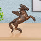 Brass Flying Horse with Wings – Majestic Decorative Showpiece (Height: 9 Inch)