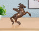 Brass Flying Horse with Wings – Majestic Decorative Showpiece (Height: 9 Inch)