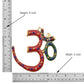 Brass OM Wall Hanging Sculpture (Height: 5 Inch)