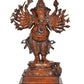 Brass Vira Ganesha with 16 Sixteen Hands Mudra in Brass Statue Hindu Deity Statue for Home Temple (Height : 23 inch)