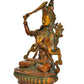 Brass Tara Devi Statue - for Worship, Meditation Spaces, Home Decor, or as a Thoughtful Spiritual Gift. (Height 9 Inch)