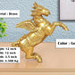 Brass Flying Horse with Wings – Majestic Decorative Showpiece (Height: 12 Inch)