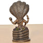 Resin Vishnu Seated on Sheshnag Statue (Height 5 Inch)