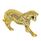 Metal Golden Tiger Statue Figurine Home Table Decor,Width : 8.5 inch