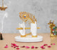 Resin White Krishna Ji Hands with Flute Figurine (Height: 4 Inch)
