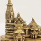 Bhagwan Ram Mandir Model in Brass Shri Ram Birth Place Ayodhya Miniature Model, Height 5 Inch