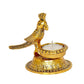 Metal Parrot Lamp Statue Diya Animal & Bird Diya Figure Home Decor Height- 4 Inches