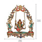 Brass Lord Ganesha Idol On a Swing Height 18 inches